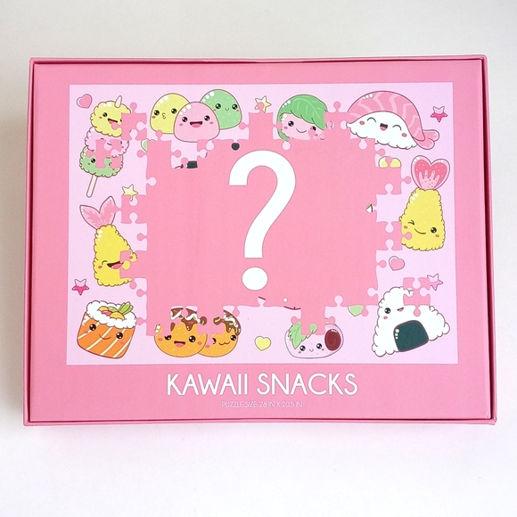 Kawaii Snacks Mystery 1000 Pieces Puzzle (Puzzle Size 28" x 20.5") Ages 12+ - Picture 4 of 16